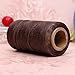 KINGSO 284 Yards Leather Sewing Waxed Thread DIY Craft Light Brown