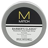 Paul Mitchell Barber's Classic Moderate Hold High Shine Pomade for Men 0.35 oz