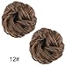 MORICA Messy Bun Hair Scrunchies 2PCS Messy Bun Hair Piece for Women Curly Wavy Scrunchy Updo Bun Extensions(Color:12#)thumb 1