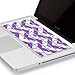 Kuzy MacBook Pro 13 inch Keyboard Cover 2020 A2289 and MacBook Pro 16 inch Keyboard Cover 2019 A2141 Silicone key board Skin Thin Protector for MacBook Pro Keyboard Cover with Touch Bar Elagent Purple