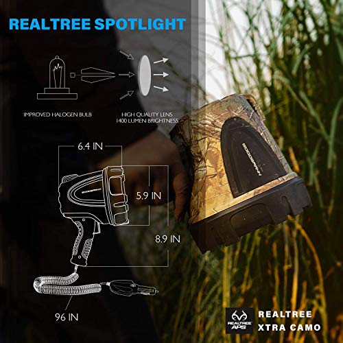 GOODSMANN Spotlight Camo Hunting Spot Lights 12 Volt Marine Spotlight