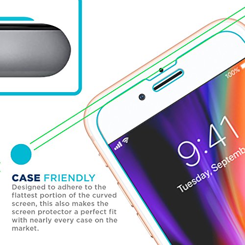 Tech-Armor-Apple-iPhone-6-6s-iPhone-7-iPhone-8-Ballistic-Glass-Screen-Protector-Premium-Tempered-Glass-with-9999-HD-Clarity-and-3D-Touch-Accuracy-Clear-1-Pack