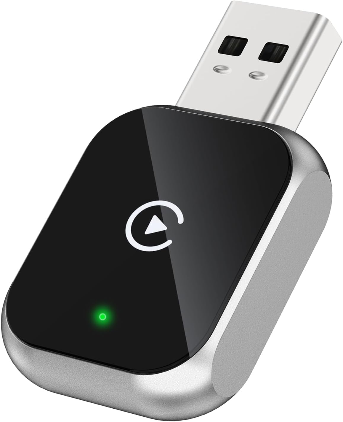 Photo 1 of Junboer Mini Wireless Carplay Adapter for iPhone - Carplay Wireless Adapter Car Play Dongle, Wired to Wireless, Compatible with iPhone iOS 10+, Silver