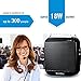 15W Portable Voice Amplifier, SHIDU PA System with Wired Microphone Headset(Working Time 18 Hours) Megaphone Support TF Card/AUX Personal Speaker for Teachers Tour Guides Coaches Yoga