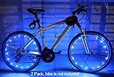 MAGINOVO 2 Pack Led Bike Wheel Light | Waterproof Bicycle Tire Light | Safety Battery Spoke Lights | Cool Bike Accessories and Decoration for bicyclers to Ride at Night