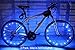 2 Pack Led Bike Wheel Light | Waterproof Bicycle Tire Light | Safety Battery Spoke Lights for Kids and Adult| Cool Bike Accessories and Decoration for bicyclers to ride at night (Blue)