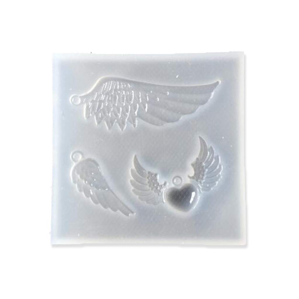 Eliky Crystal Epoxy Resin Mould Angel Wing Mould Casting Silicone Mould