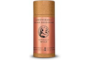 Lemongrass Jasmine Natural Deodorant - Aluminum Free Baking Soda Free - Citrus Floral Blend - Cardboard Tube 75g Canadian Mad