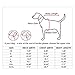 BINGPET Dog Shirts -Soft Cotton- Puppy T-Shirts for Dogs Light Weight Tank Top Vest for Summer Security
