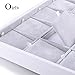 Oirlv Velvet Jewelry Organizer Trays Stackable Showcase Jewelry Display Storage Tray (15 Grids Earrings)