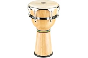 Meinl Percussion Series Floatune Djembe Hand Drum Circle Instrument with Goat Skin Head — NOT Made in China — Easy to Tune, 2-Year Warranty (DJW3NT)