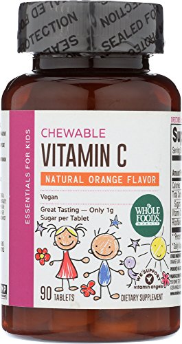 Whole Foods Market, Chewable Vitamin C, Orange Flavor 90 ct