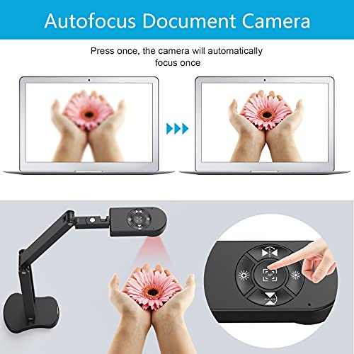 THUSTAR 8MP Document Camera & cam 4K with Dual Microphones, USB