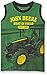 John Deere Boys' Little Best in Field Muscle Tee, Green/Black, 6