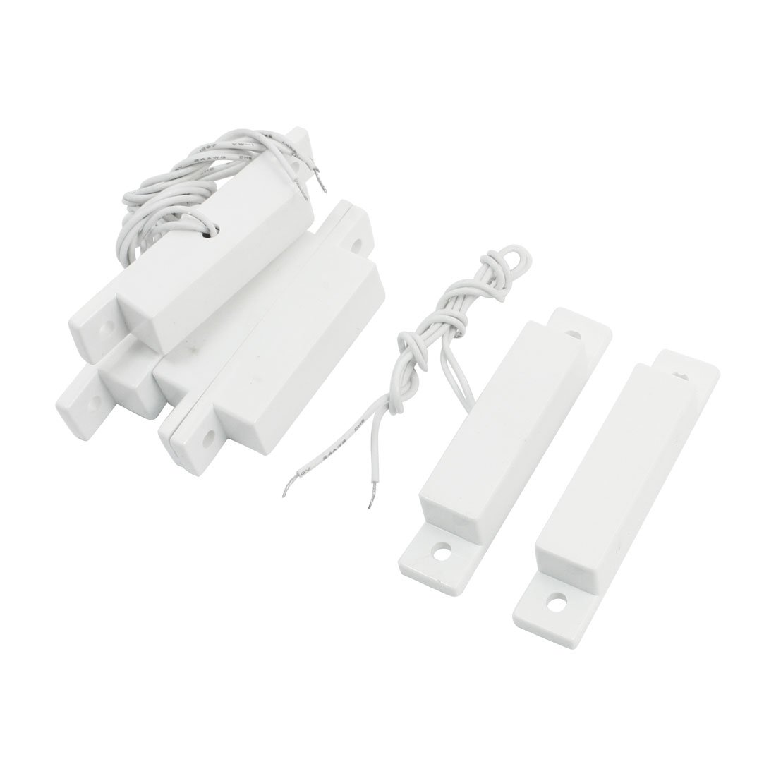Sourcingmap 3PCS NC Normally Close 15-25mm Magnetic Door Window Contact Reed Switch