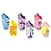 My Little Pony Girls 6 pk Ankle Socks (Stripes & Sparkle Ponies, 6-8 (Shoe: 10.5-4))