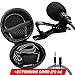 Professional Lavalier Lapel Microphone - Long Cord Lapel Mic - Iphone Microphone for Podcast YouTube Recording Interview Voice Dictation Speech - with Easy Clip-On System