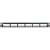 Panduit CP24BLY 24-Port Flat Patch Panel, Black