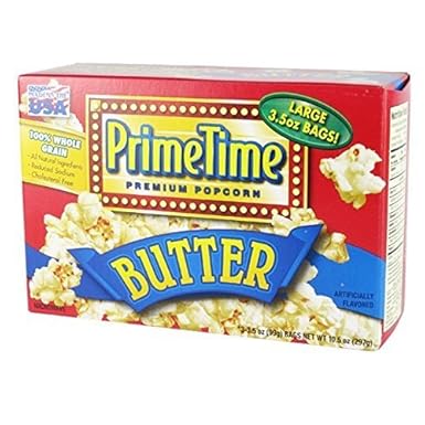 Prime Time palomitas de microondas sabor a mantequilla 3p ...