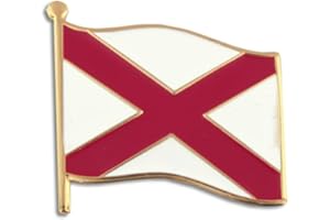 PinMart US State Flag Enamel Lapel Pin