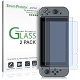 amFilm Tempered Glass Screen Protector for Nintendo Switch 2017 (2-Pack)