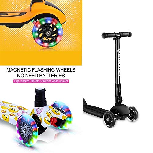 AOWISH 100 mm Light Up Scooter Wheels Pair 100mm LED Flashing Razor