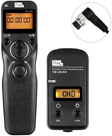 WINOTAR PIXEL TW-283/DC0 LCD Wireless Shutter Release Timer Remote Control for Nikon D810A,D800E,D800, D810, D700,D300S,D300