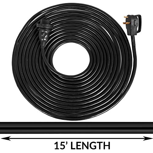 Mophorn RV Shore Power Extension Cord 15FT 30 AMP Weatherproof Heavy