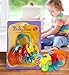 BabyBoo Water-Filled Teething Keys Toy – Hard and Soft – 4 Piece with Small Gum Massaging Bumps for Baby - by Utopia Home