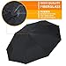 IHOR mothers day gifts Best Automatic Black Small Umbrella Rain Blue Sky Canopy Totes Auto Open & Close Portable Travel and Compact