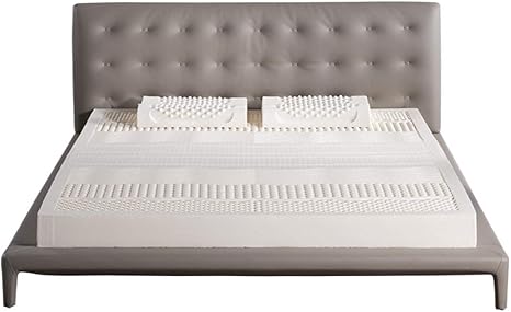 Amazon ラテックスマットレストッパー デザインをマッサージ 通気性 自然 ファームフィール 折り畳み式ふとん 寮 学生 ホテル 睡眠マットレス 白 100x0cm 39x79inch 折りたたみマットレス オンライン通販