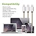 iPhone Cable DANTENG, 3Pack 10FT Extra Long Charging Cord - Nylon Braided 8 Pin to USB Lightning Charger for iPhone 7,SE,5,5s,6,6s,6 Plus,iPad Air,Mini,iPod(Gold Silver)