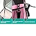PetAmi Airline Approved Pet Carrier for Cat, Soft Sided Dog Carrier for Small Dogs, Cat Travel Supplies Accessories for Indoor Cats, Ventilated Pet Carrying Bag Medium Large Kitten Puppy, Large Pink