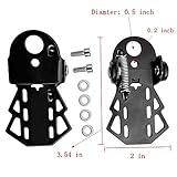 Bicycle Accessories Universal Bike Pedals, Rear Seat Foldable Footrest Pedals for Muntain bike and other Bicycles, Black