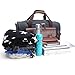 Canvas Duffel Bag, Aidonger Vintage Canvas Weekender Bag Travel Bag Sports Duffel with Shoulder Strap (Black-21)
