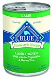 Blue Buffalo Canned Dog Food, Lamb and Brown Rice Dinner (Pack of 12 12.5-Ounce Cans)