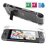 Nintendo Switch Case, Switch Cover, Nintendo Switch Tempered Glass Screen Protec