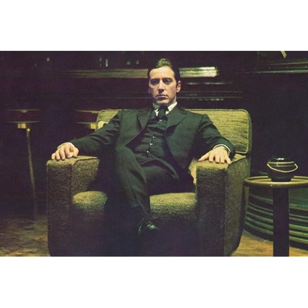 The Godfather Part Ii Al Pacino Michael Corleone In Chair 24x36 Poster At Amazon S Entertainment Collectibles Store