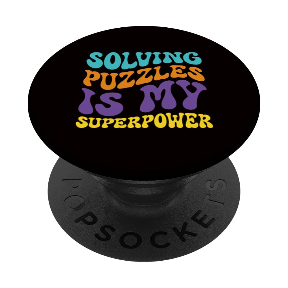 Puzzle - Solving Puzzles Is My Superpower PopSockets Swappable PopGrip