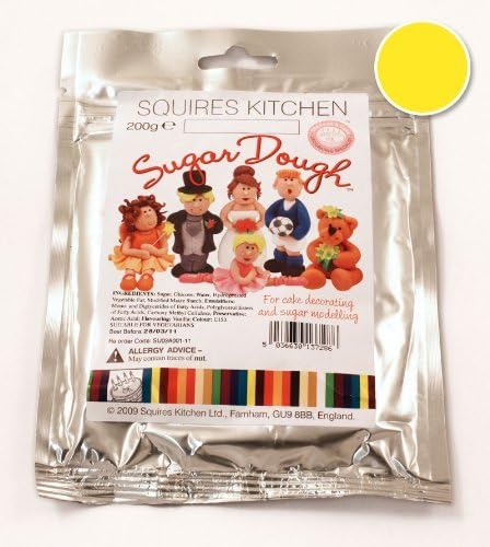 Squires Yellow Sugar Dough 200g - Cake Decorating and Sugar Modelling