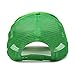 DALIX Plain Blank Trucker Hat Mesh Cap in Kelly Green