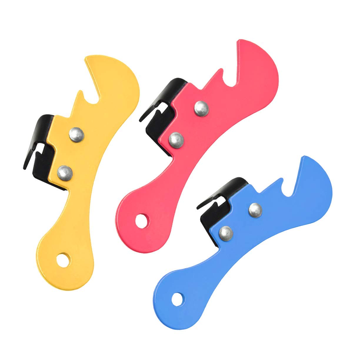 Tredoni 10cm Heavy-Duty Reinforced Can Opener, Multicolor