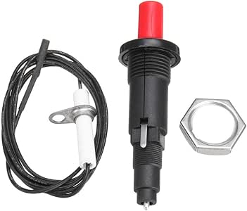 Piezo – Encendedor de chispa, botón de empuje, encendedor de gas para