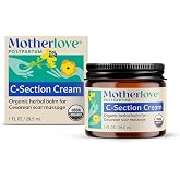 Motherlove C-Section Cream (1 oz) | Organic Herbal Balm for Cesarean Scar Massage