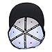 Quanhaigou Galaxy Snapback Dad Hat,Green Purple Unisex Flat Bill Baseball Cap,Space Stars Hats
