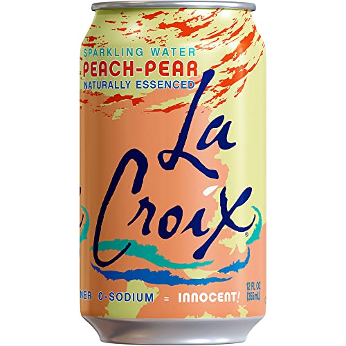 LACROIX SPARKLING WATER, PEACH-PEAR, 12 FL OZ (PACK OF 12)