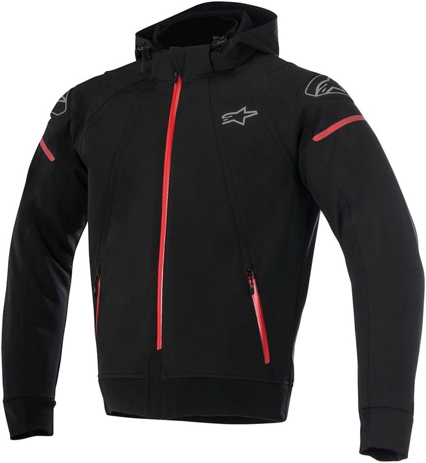 Alpinestars Sektor Tech Hoodie Black Red 4XL Motorcycle Jacket