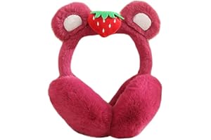 PURFANREE Kids Winter Earmuffs Plush Warm Cute Fox Ear Warmers Earflap Cute Cartoon Earmuff for Boys Girls Baby Toddlers