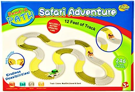 Bend A Path Safari Adventure 12' Track 2 SUV's 246 Tracks with Batteries