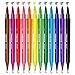 Dual Brush Pens Art Markers - 1mm Fine Tip Drawing Markers for Coloring Books, 1-8mm Brush Pens for Sketching Markers, 12 Pack